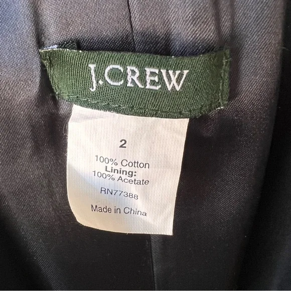 J. Crew Olive Velvet Blazer - Picture 9 of 12